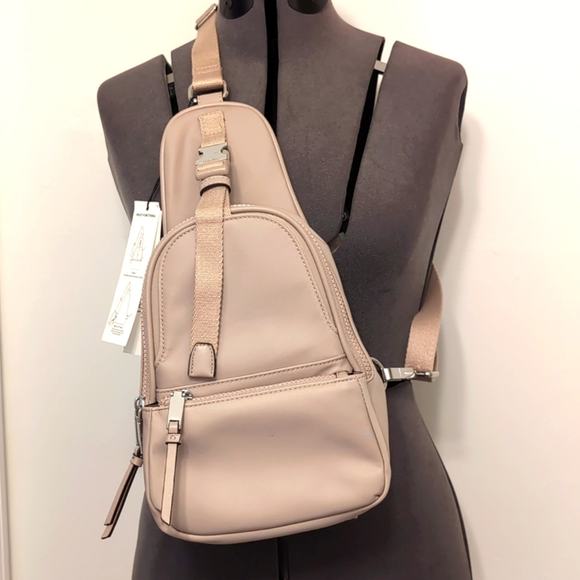 NWT $168 Calvin Klein Shay Nylon Top Buckle Sling Bag main image 4